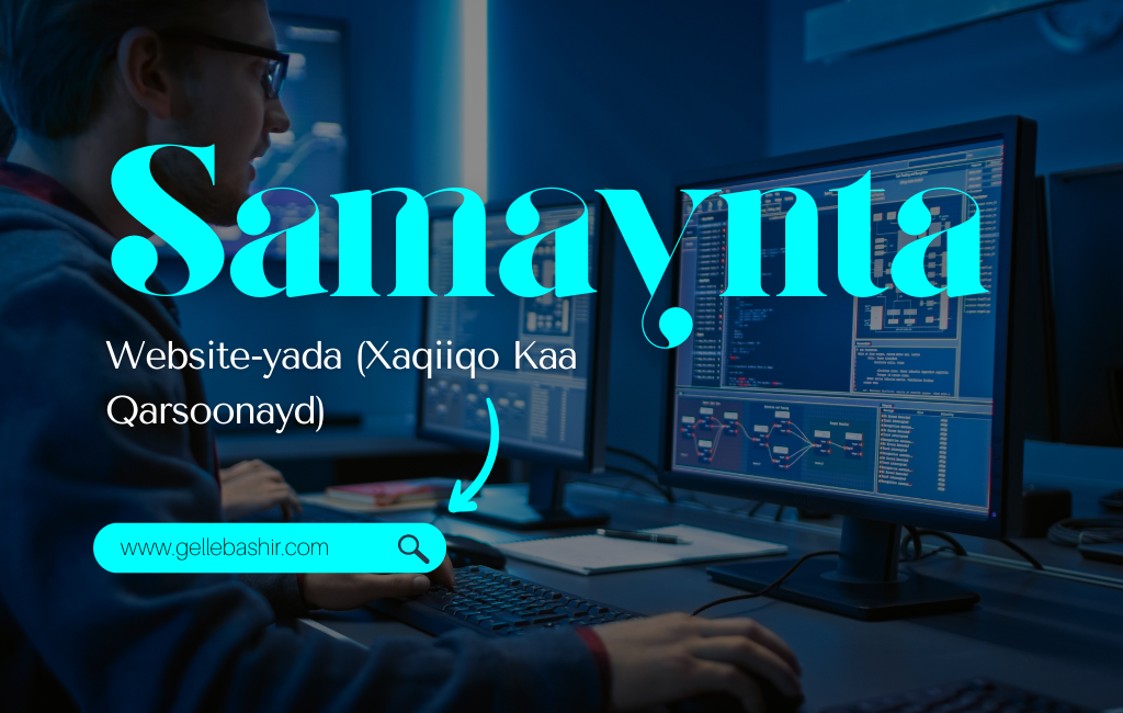 Samaynta Website-yada (Xaqiiqo Kaa Qarsoonayd)